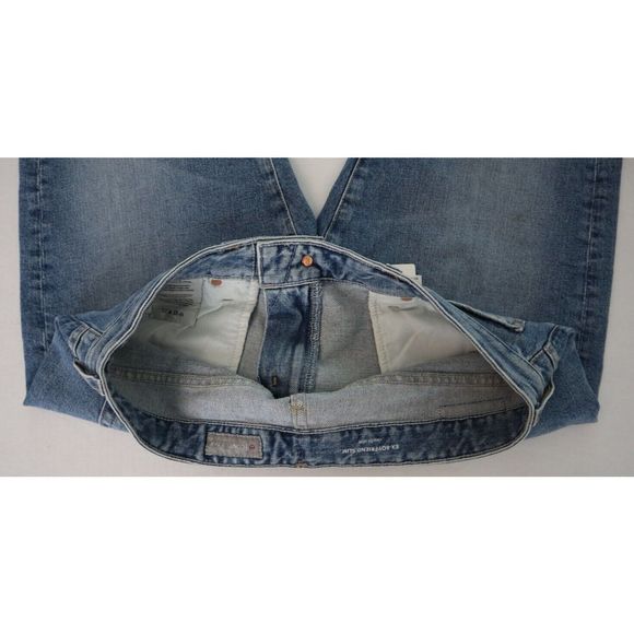 AG Adriano Goldschmied Women Sz 29 Blue Slouchy Slim Fit Ex-Boyfriend Jeans $215 - Picture 3 of 8